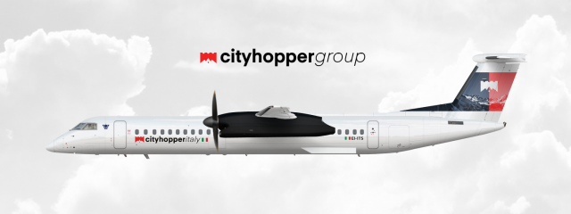 Bombardier Q400 | cityhopperitaly | EI-ITS