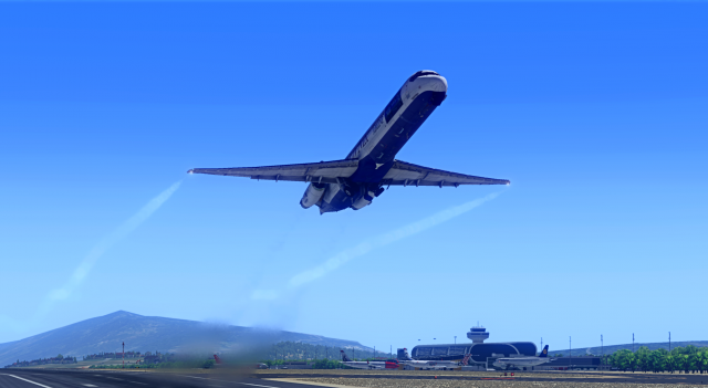 Dubrovnik Airline MD-82 Departure