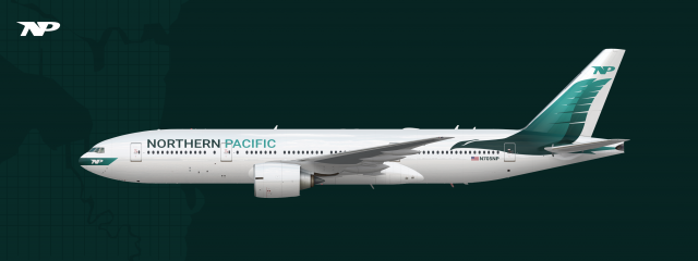 Northern Pacific Airlines | Boeing 777-200ER | 2012-present livery