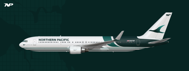 Northern Pacific Airlines | Boeing 767-300 2003-2012 livery