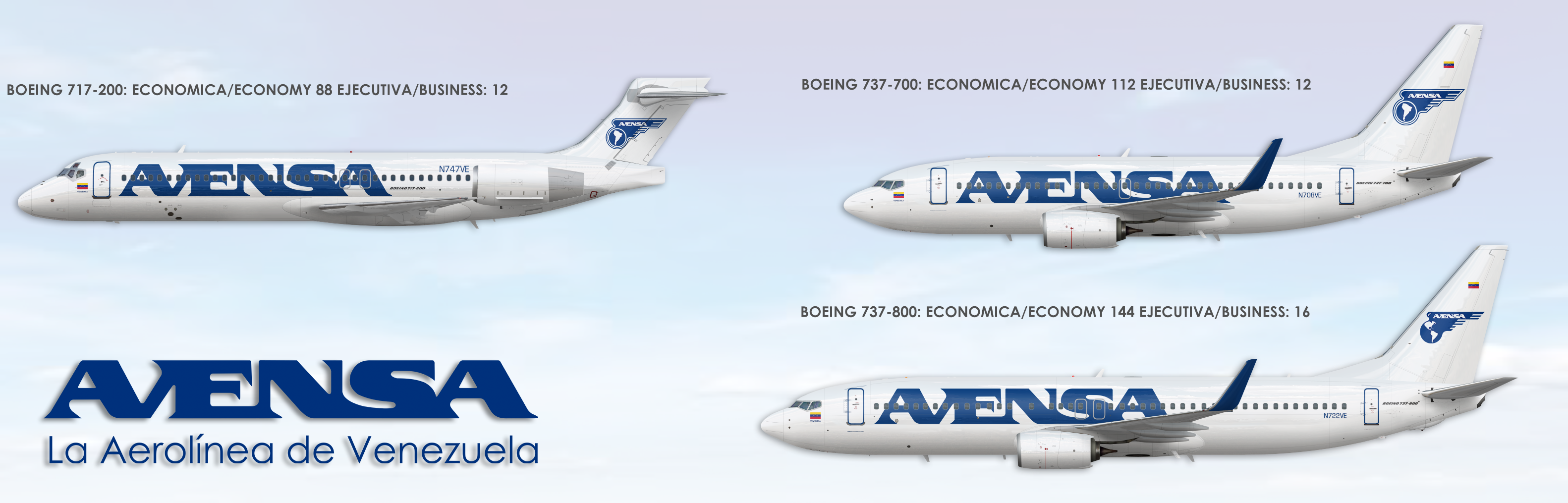Avensa Fleet Avensa Aerovias Venezolanas Gallery Airline Empires