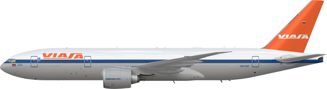 Boeing 777-200 Avensa Viasa Retro Livery