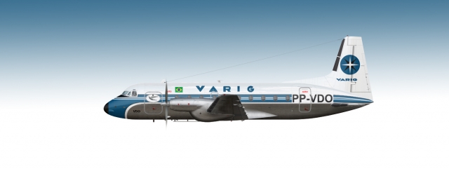 Varig, Hawker Siddeley HS748 (PP-VDO)