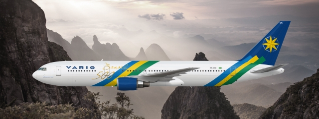 Varig, Boeing 767-300ER - Brazil 500 Years (PP-VOK)