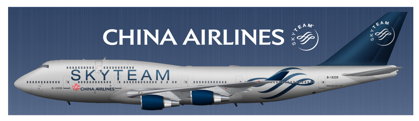 China Airlines (Skyteam) - Boeing 747