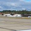 UPS 757-200F and A300-600F sitting on the freight ramp at PIT