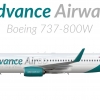 Advance Air 737-800W