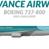 Old Advance Air Livery