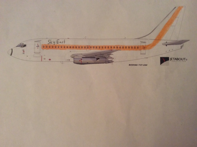 SkyEast - Boeing 737-200 (1975-1985) Regular Livery