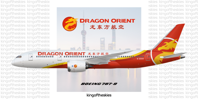 Dragon Orient Airlines Boeing 787-8 Livery