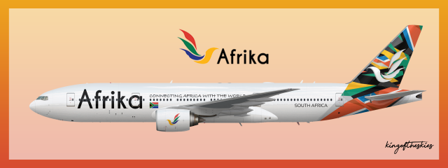 Afrika Boeing 777-200ER Livery (Special)