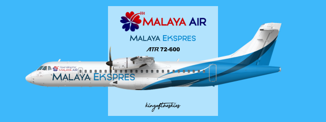 Malaya Ekspres for Malaya Air ATR72-600 Livery