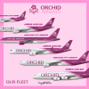 Orchid Airways Current Fleet Types and Liveries