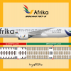 Afrika Boeing 787-9 Livery & Seat Map