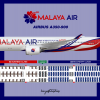 Malaya Air Airbus A350-900 Livery & Seat Map