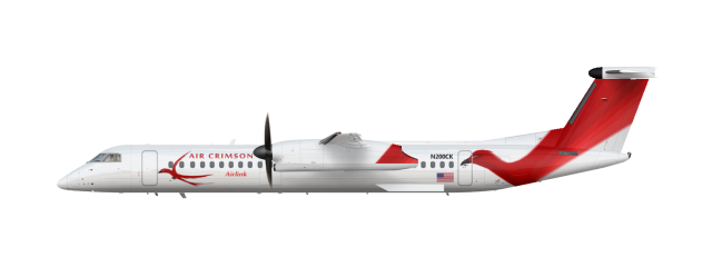 Air Crimson Airlink Bombardier Q400