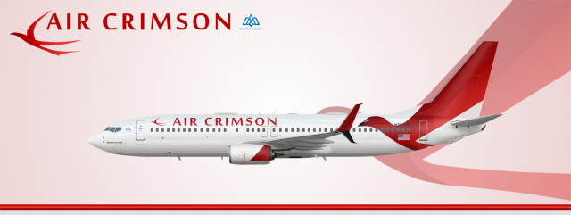 Air Crimson Boeing 737-800 (2018 re-brand Concept)
