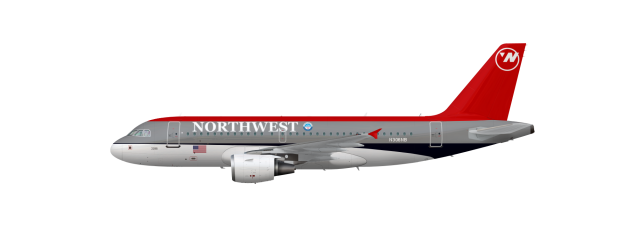 Northwest Bowlingshoe Airbus A319