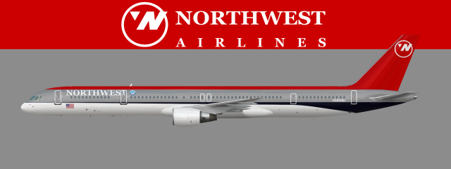 Northwest Bowlingshoe Boeing 757-300
