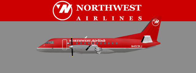 Northwest Bowlingshoe Airlink SAAB 340B (Mesaba Airlines)