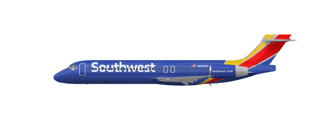 Southwest Airlines Boeing 717 200 (fictional)