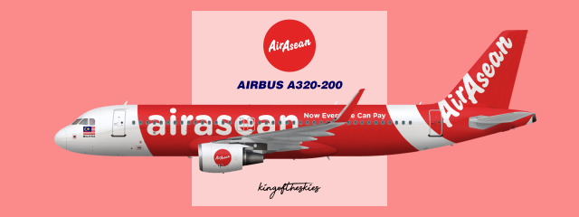 AirAsean A320-200 Livery