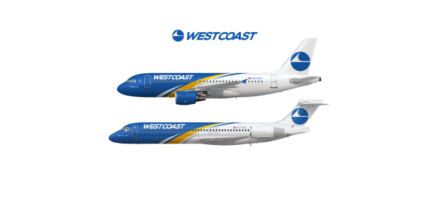 West Coast Airlines | Fleet Concept