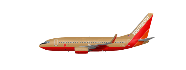 Southwest Airlines (Desert Gold) Boeing 737 700