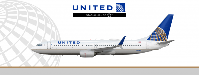united airlines boeing 737 800 real world liveries by