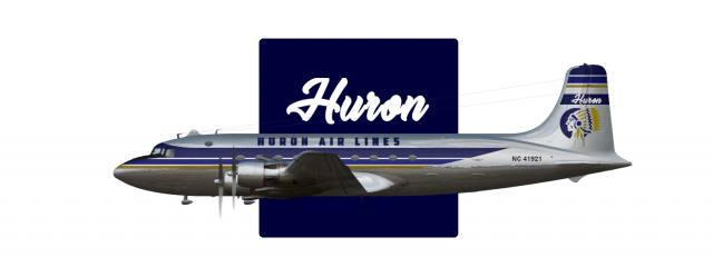 Huron Air Lines DC-4