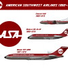 American Southwest Airlines- Fleet History