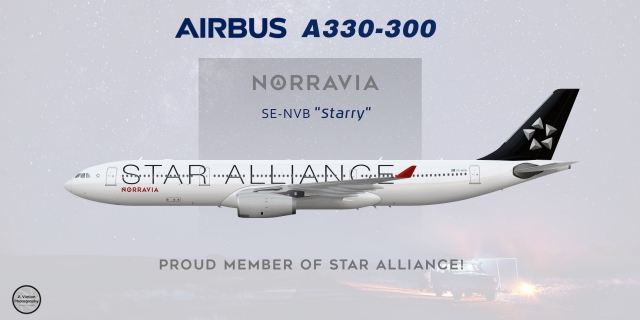Norravia Airbus A330-300 Star Alliance