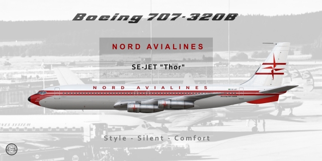 Norravia Boeing 707 320B