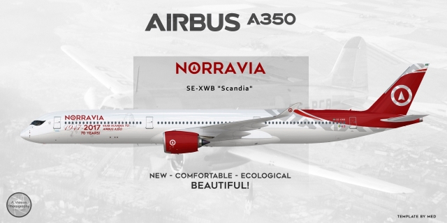 Norravia Airbus A350 1000