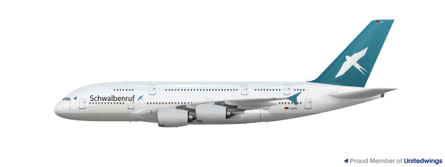 Schwalbenruf Airbus A380-800 (D-APDD) 2009-