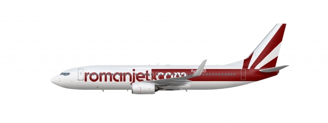 Boeing 737-800 RomanJet Boeing 737-800 RomanJet