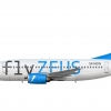 Boeing 737 500 FlyZeus New Livery
