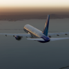 United 757-200 Descending to KSFO