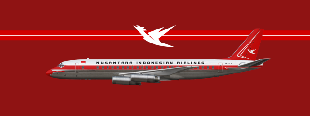 1. Douglas DC-8-50 (1957-1973 livery) 1. Douglas DC-8-50 (1957-1973 livery)