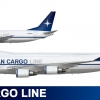 Alaskan Cargo Line 747-400F And 737-400F