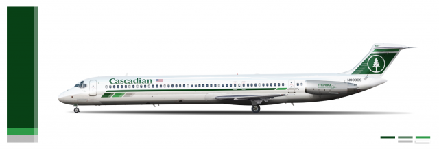 7.1. 1987-1998 | Cascadian MD-80 (N809CS)