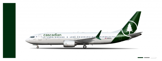 9.1. 2016-present | Cascadian 737 MAX 8 (N293CC)