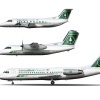 7.2. 1987-1998 | Cascadian Connect EMB-120 (N133CT), DHC-8-100 (N816CT), and F-70 (N714CT)