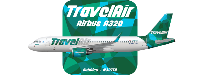 N327TA | Airbus A320 | Bubbles
