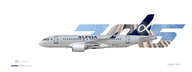 705. Alpha Airways, A220-100, N916AO