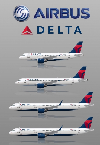 delta a320 family poster