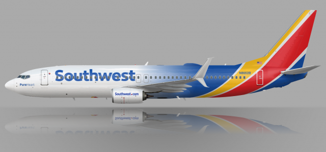 Southwest Airlines B737-8H4 "PureHeart" N8652B