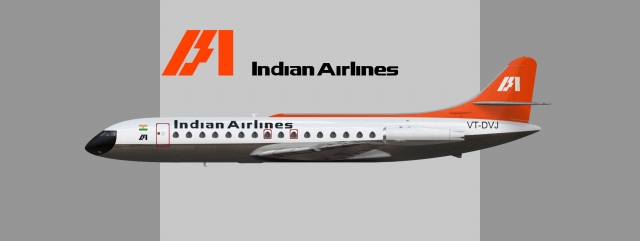 se210 caravelle III Indian Airlines 1964