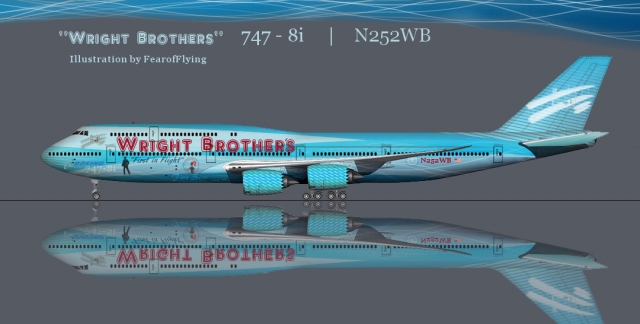 Wright Brothers Livery 747-8i