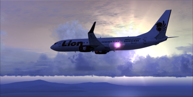 Lion Air 738 @ Near Denpasar Airport (DPS)